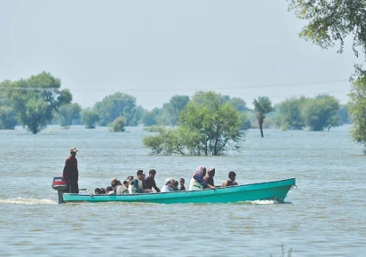 Flood affected areas